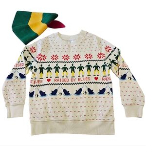 Hanna Andersson Elf Sweatshirt And Elf Hat Sz 5